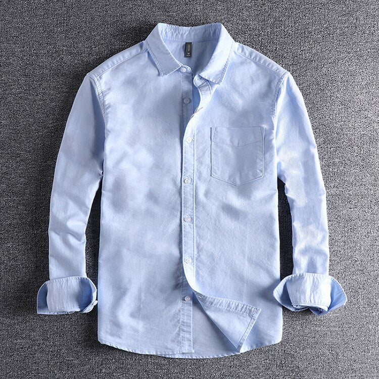 Camisa Roman – Manga Longa em Algodão Premium
