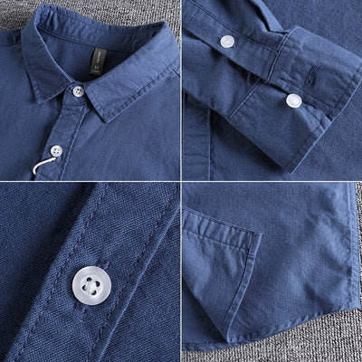 Camisa Roman – Manga Longa em Algodão Premium