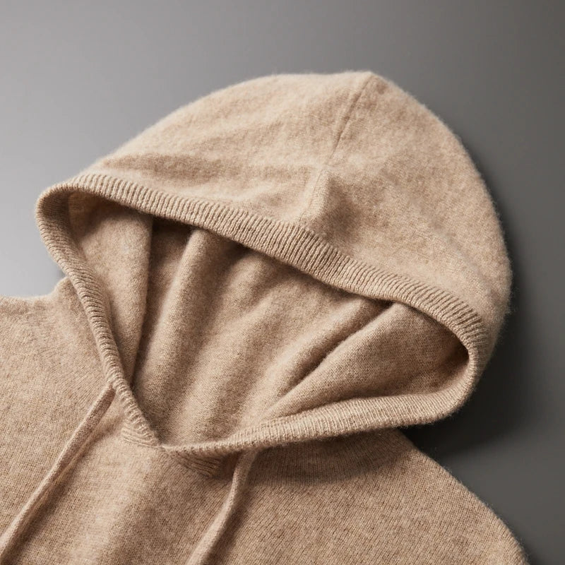Suéter com Capuz Merino – Lã