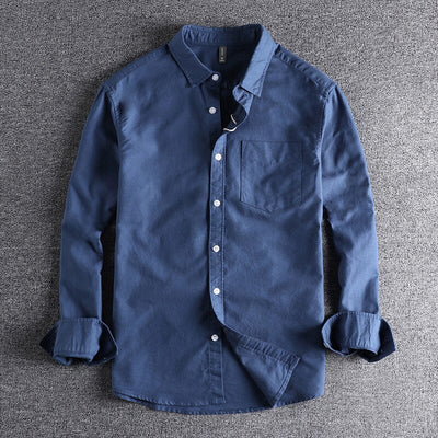 Camisa Roman – Manga Longa em Algodão Premium