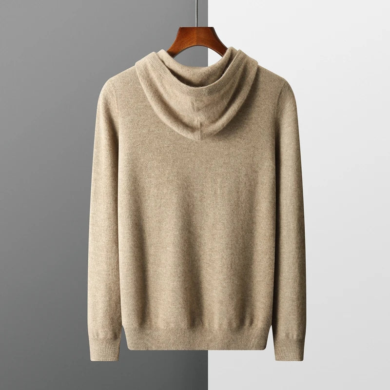 Suéter com Capuz Merino – Lã
