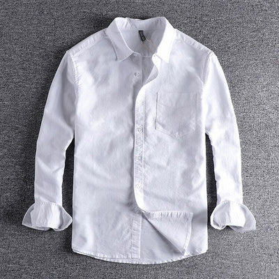 Camisa Roman – Manga Longa em Algodão Premium