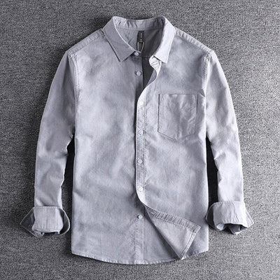 Camisa Roman – Manga Longa em Algodão Premium