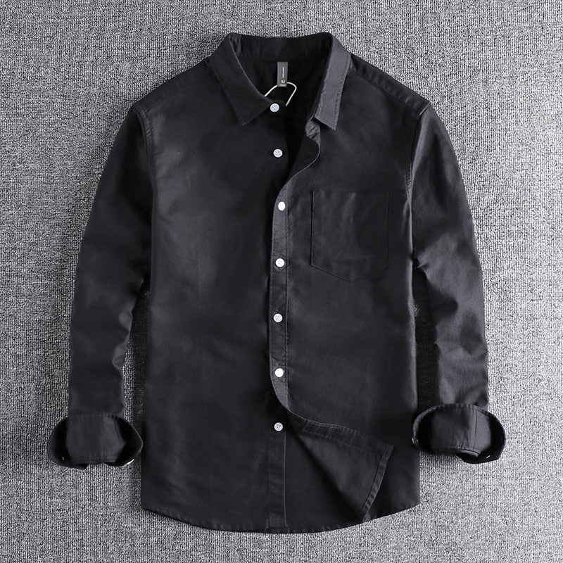 Camisa Roman – Manga Longa em Algodão Premium