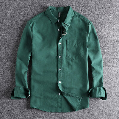 Camisa Roman – Manga Longa em Algodão Premium